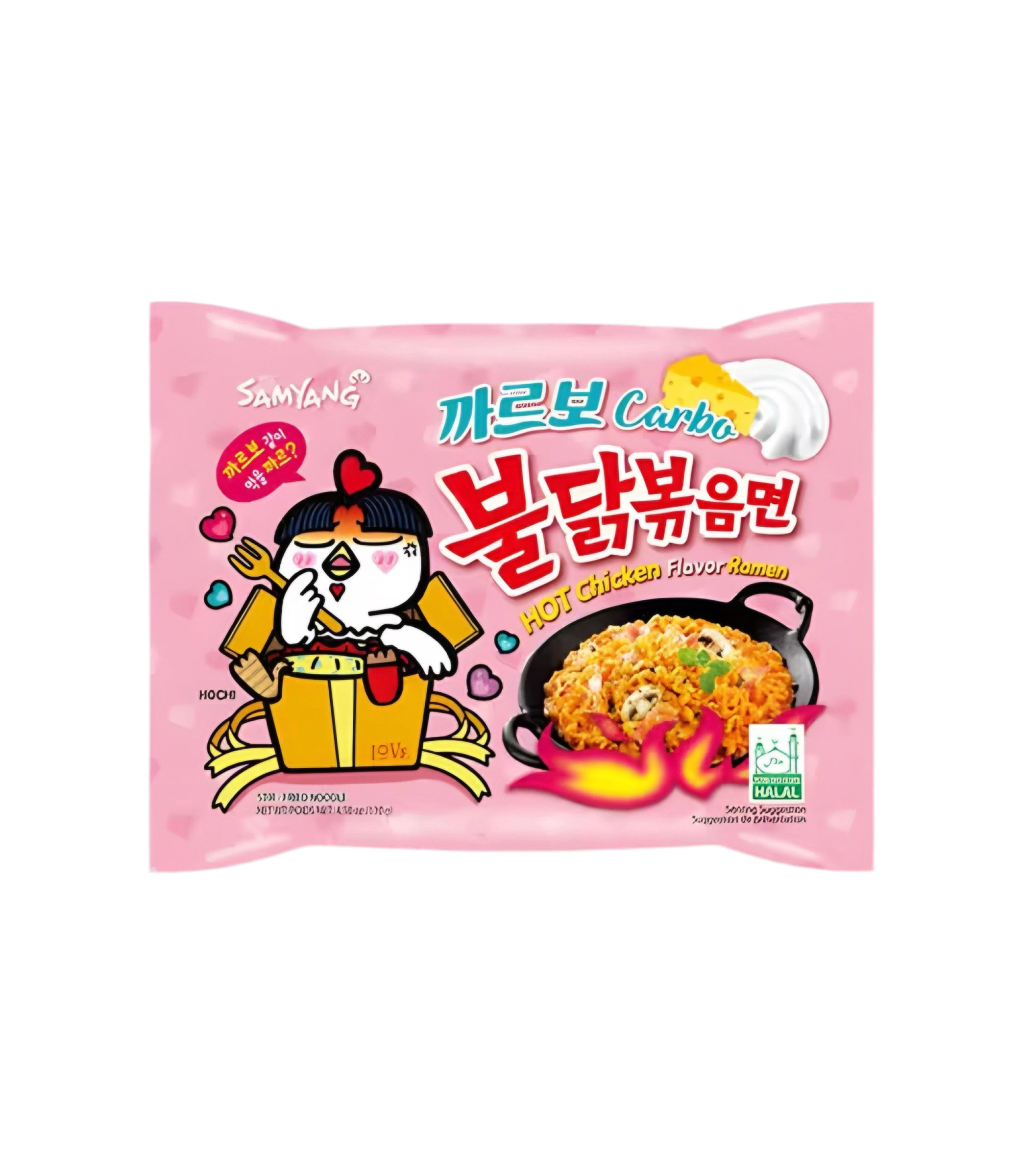 Samyang Buldak Hot Chicken Carbonara Instant Noodle - 130g