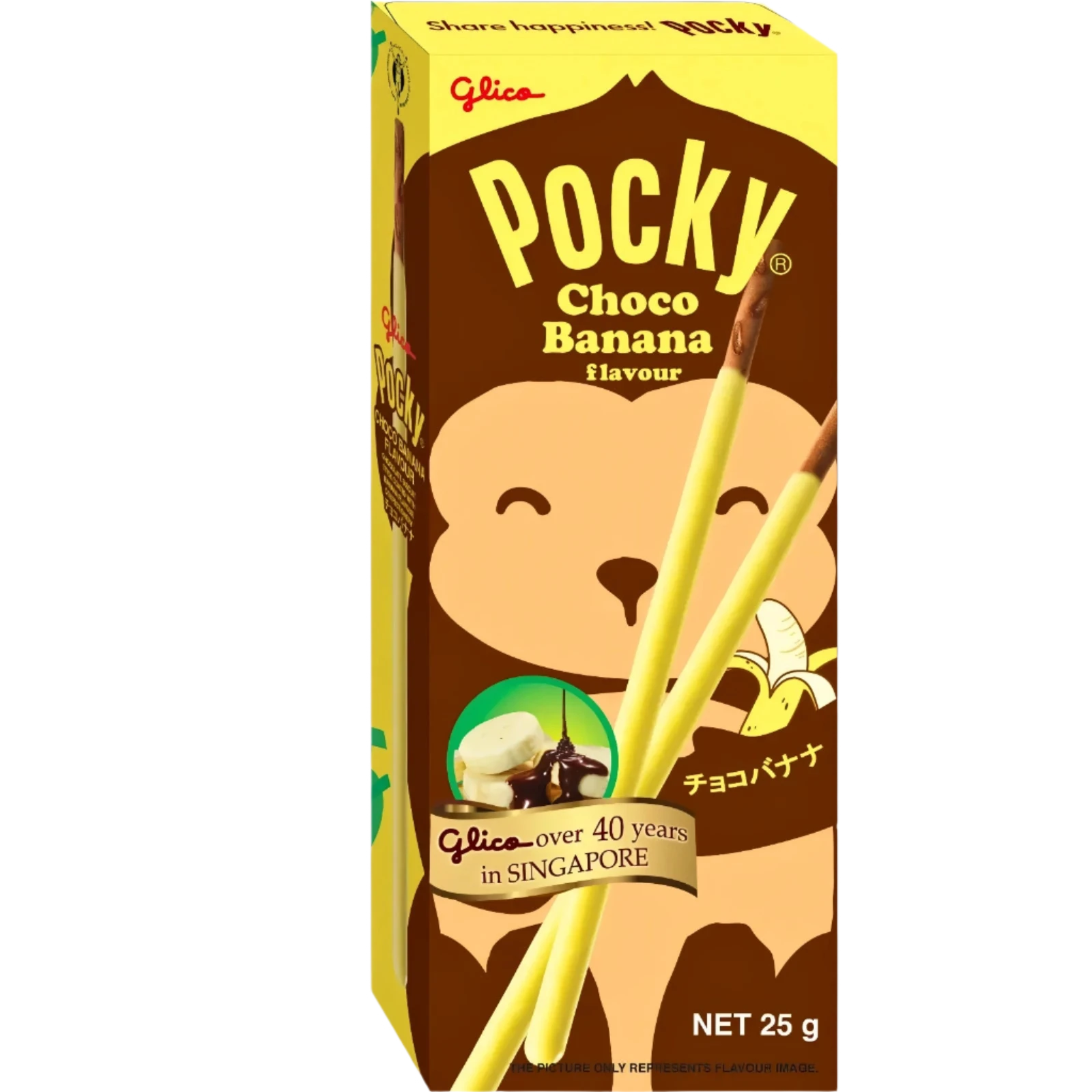 Pocky Chocolate Banana Biscuit Stick (glico) - 25g