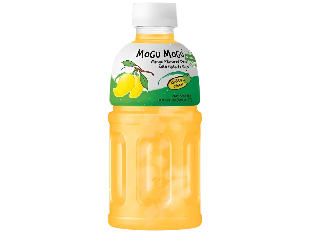 Mogu Mogu Mango Flavored Juice Drink with Coconut Pieces 320ml