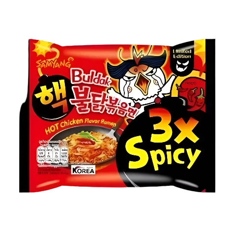 Samyang Buldak Super Spicy 3X Instant Noodle - 140g